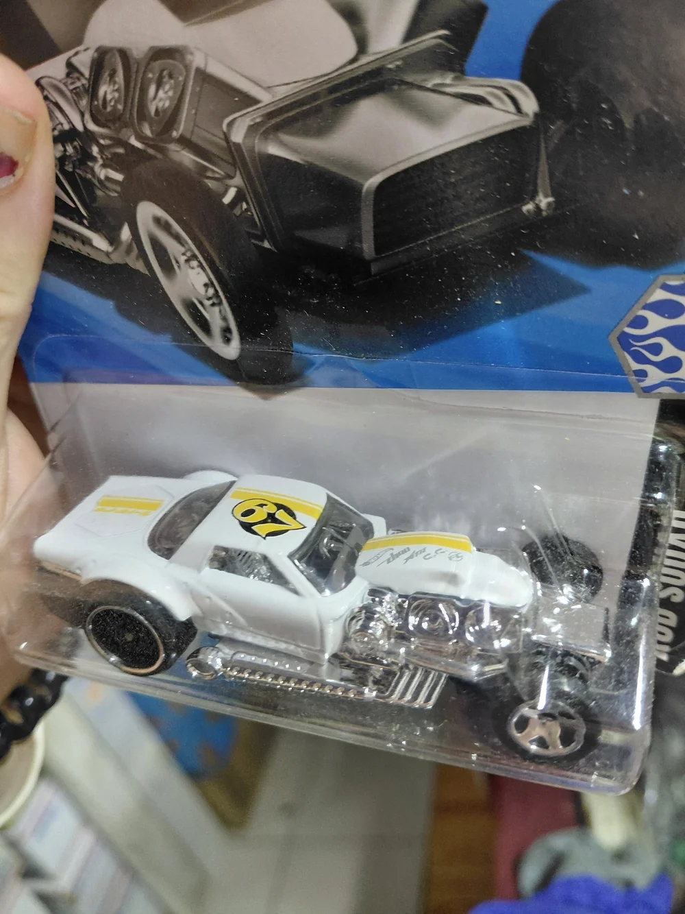 white Hot Wheels Hoto Roto (158/250) from the 2025 HW Rod Squad (10/10) series.